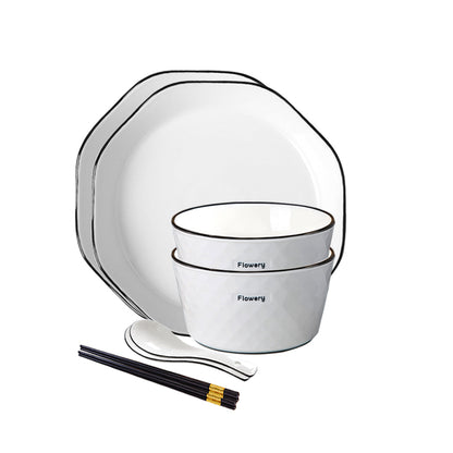 Diamond Ceramic Dinnerware Set