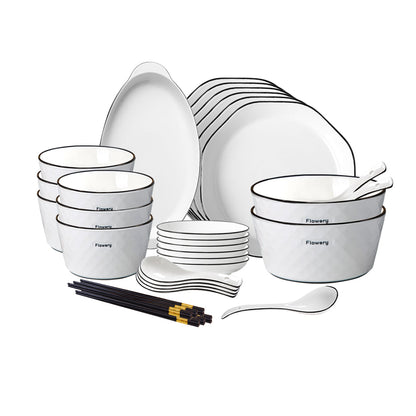 Diamond Ceramic Dinnerware Set