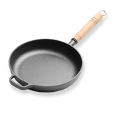 Wood Handle Non-Stick Frying Pan