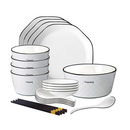Diamond Ceramic Dinnerware Set
