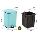 Square Pedal Trash Bin