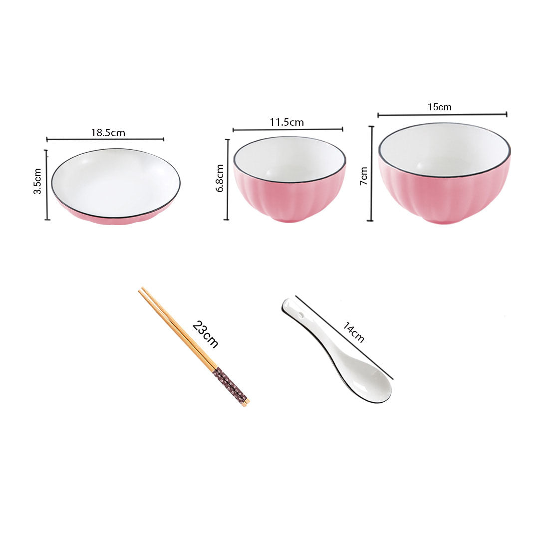 Japanese Style Ceramic Dinnerware Set