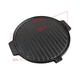 Round Cast Iron BBQ Pan