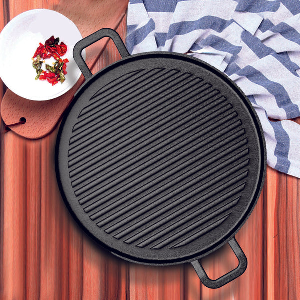 Ribbed Sizzle Pan