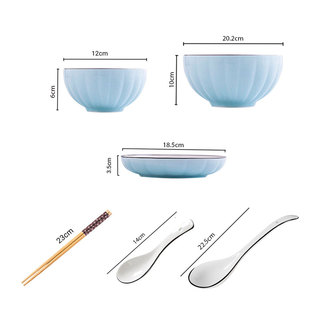 Japanese Style Ceramic Dinnerware Set