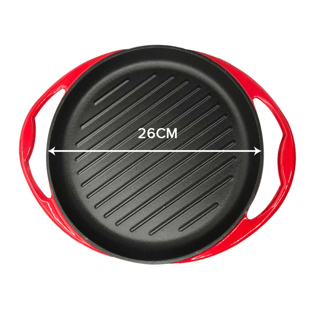 Red Grilling Pan