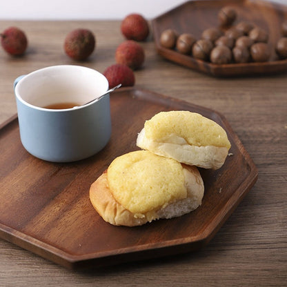 Octagon Wooden Serving Tray