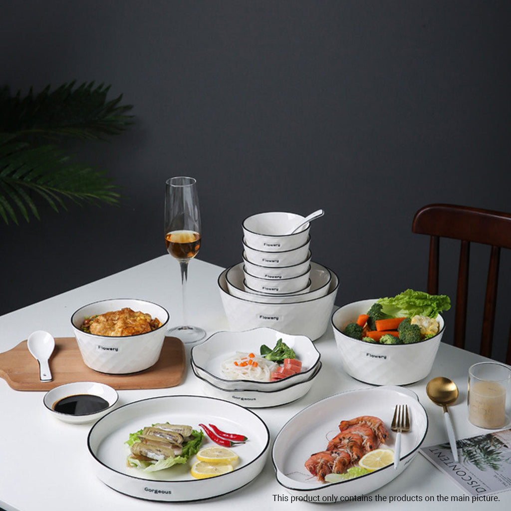 Diamond Ceramic Dinnerware Set