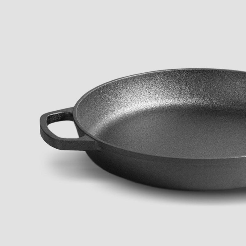 Wood Handle Non-Stick Frying Pan