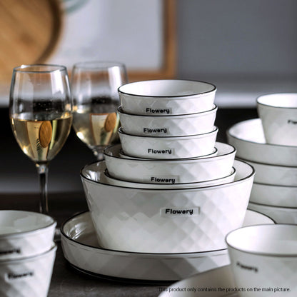 Diamond Ceramic Dinnerware Set