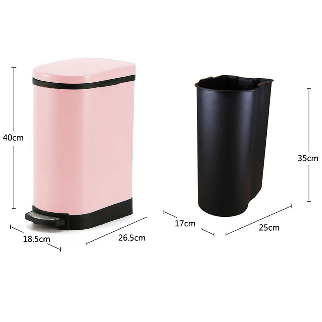 U-Shaped Pedal Bin 20L