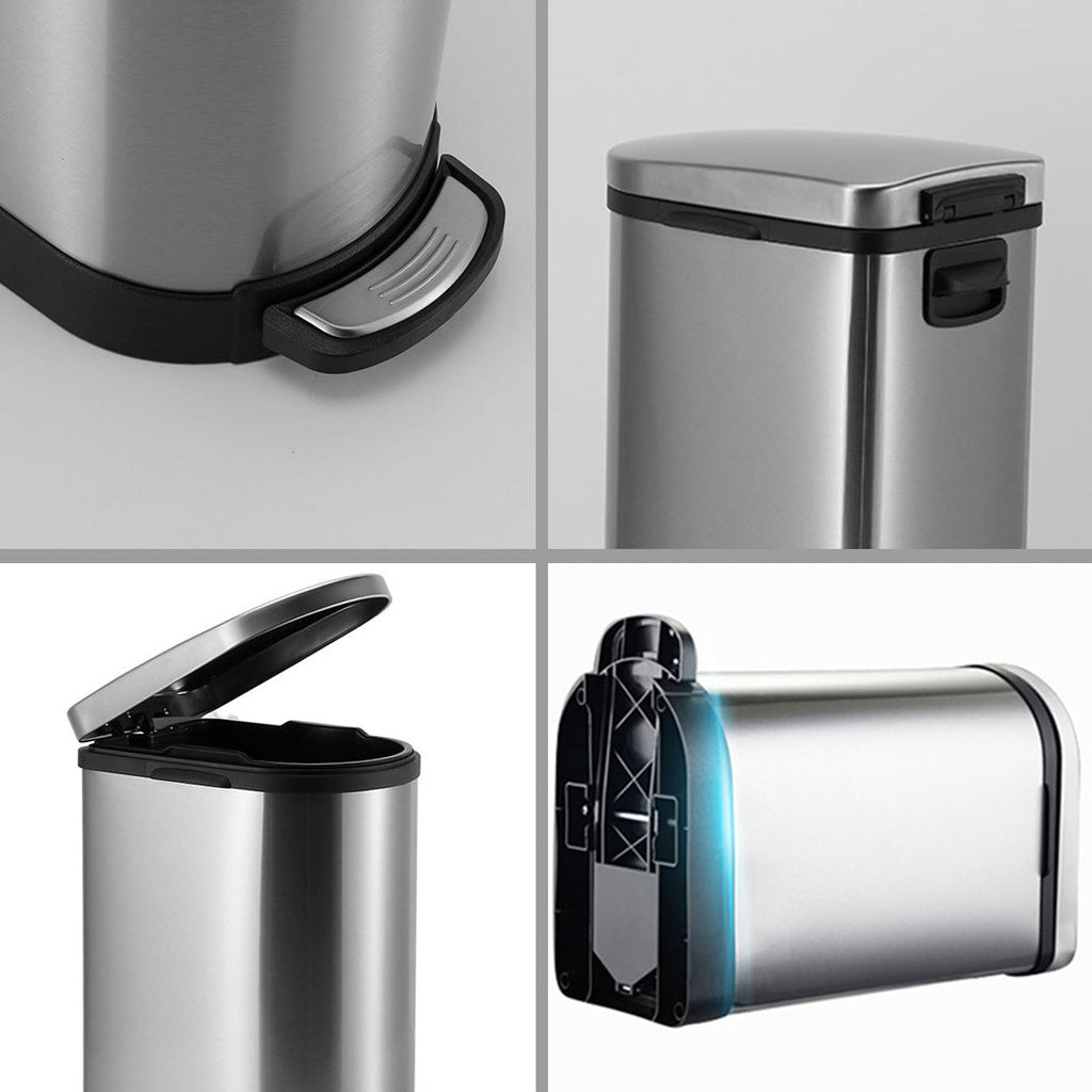 U-Shaped Pedal Bin 20L
