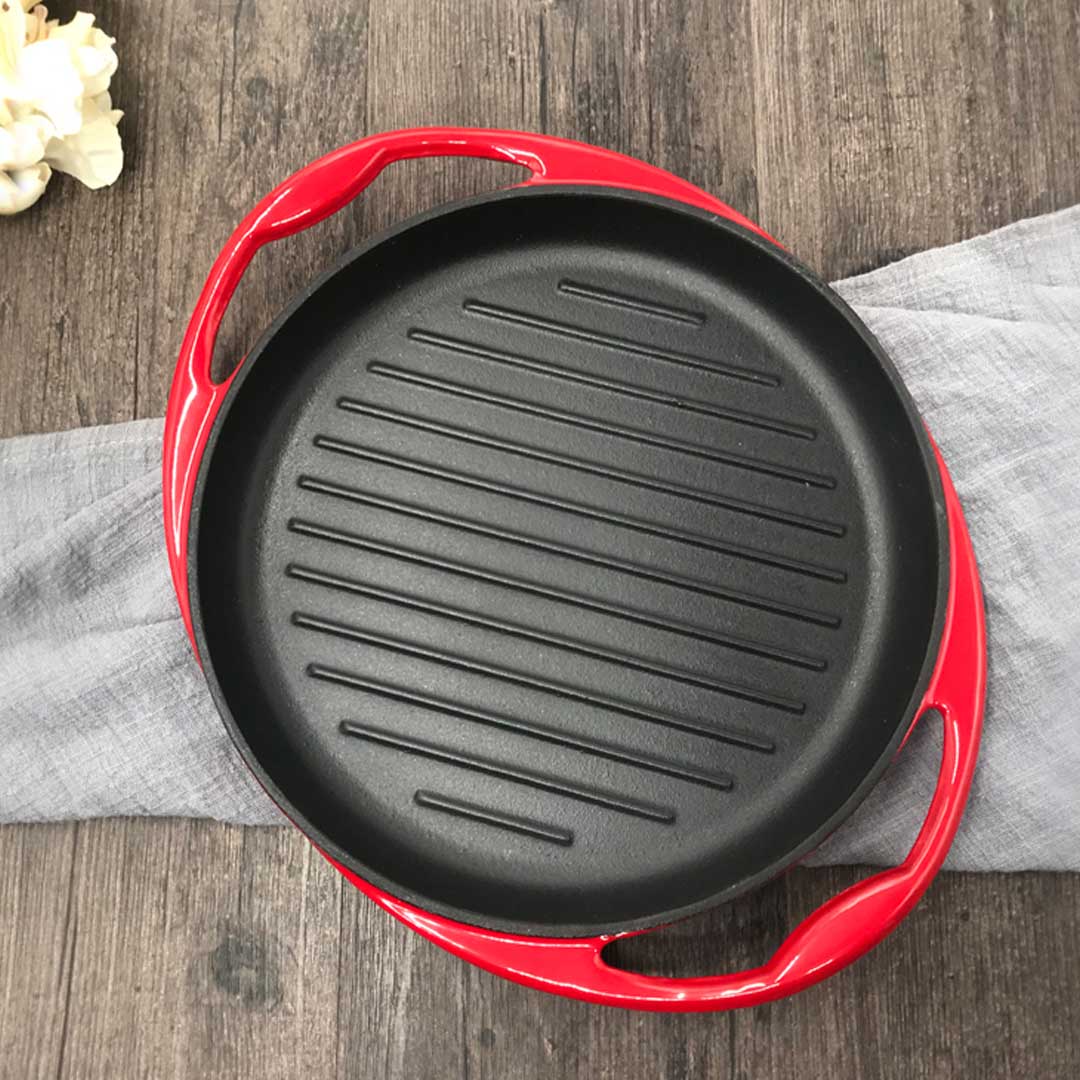 Red Grilling Pan