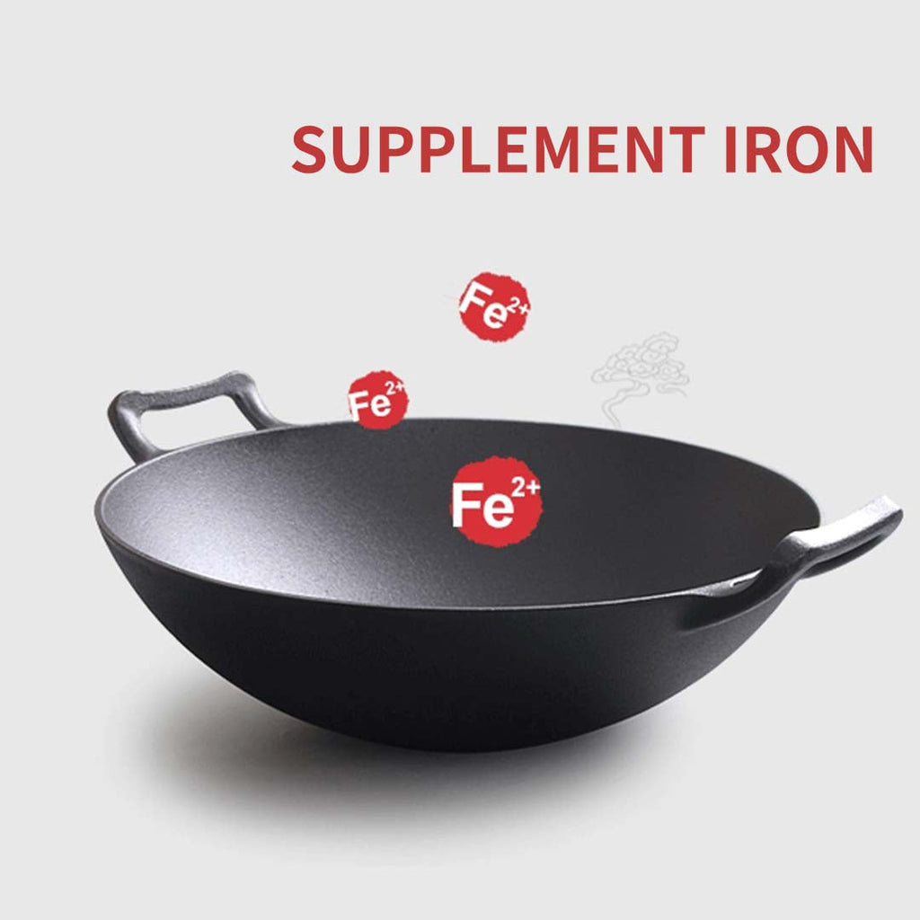 Wok With Wooden Lid