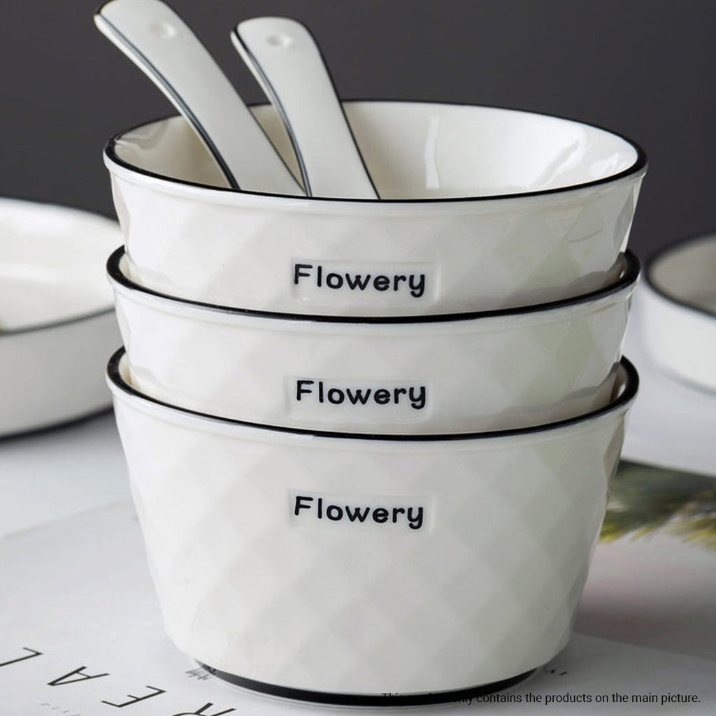 Diamond Ceramic Dinnerware Set