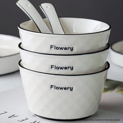 Diamond Ceramic Dinnerware Set