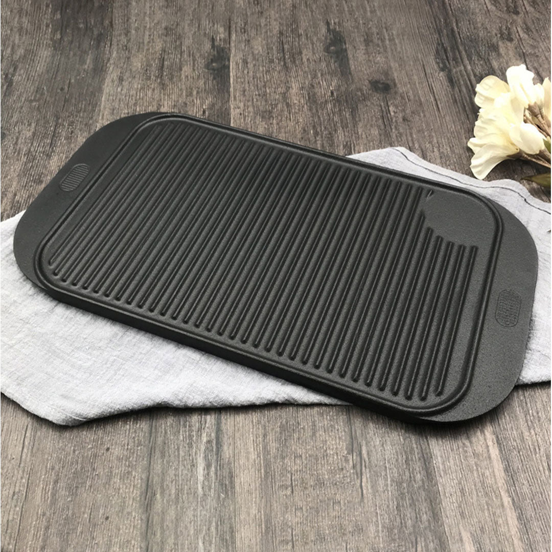 Ridged Grilling Hot Plate