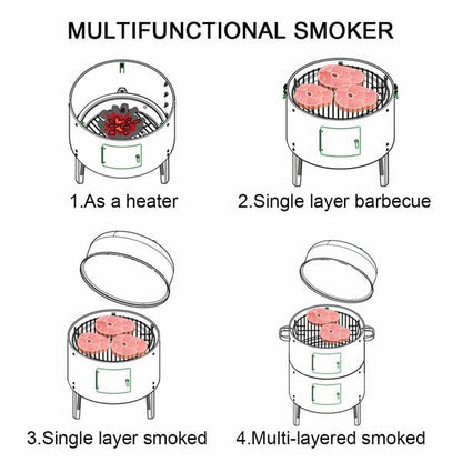 Multi-Function Smoker BBQ