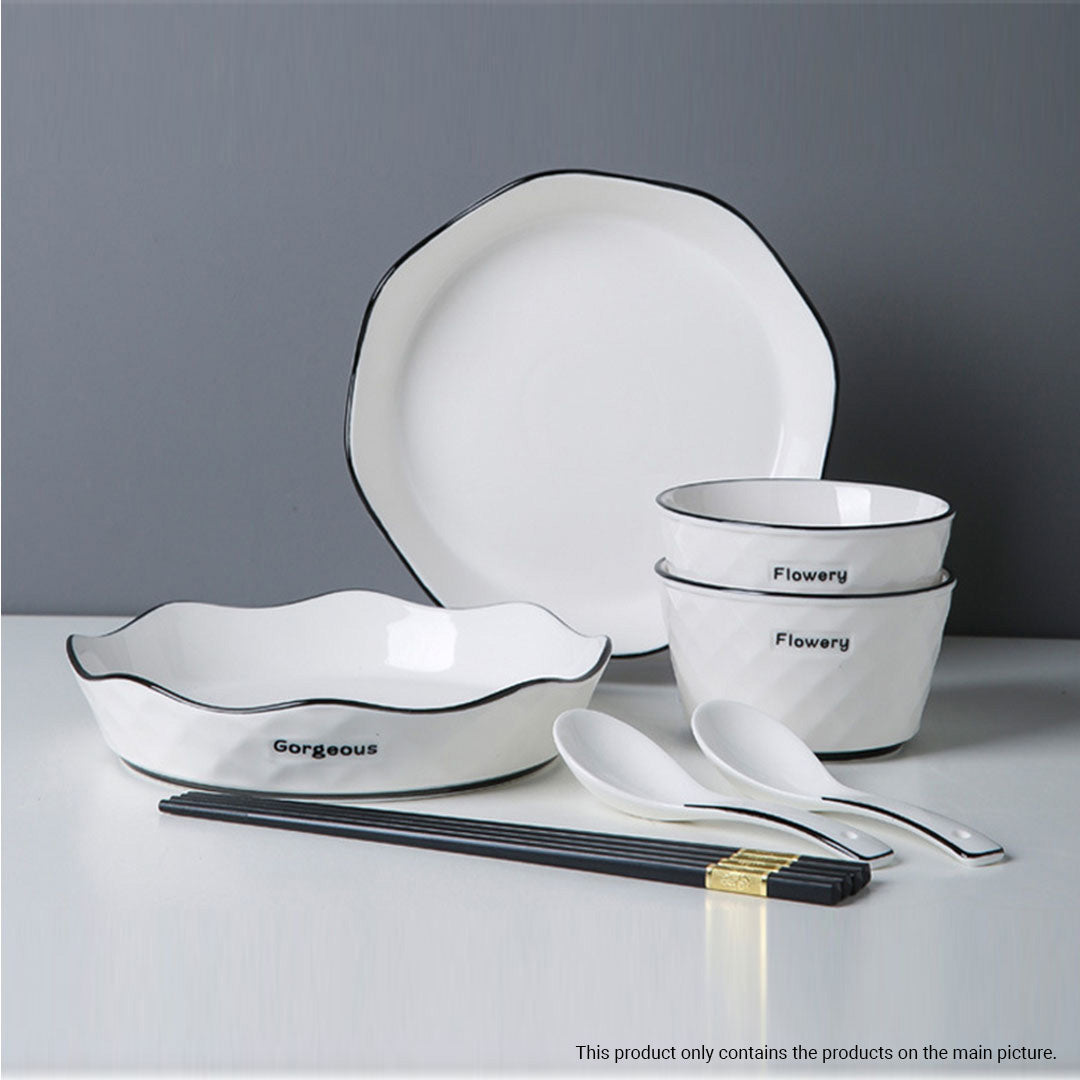 Diamond Ceramic Dinnerware Set