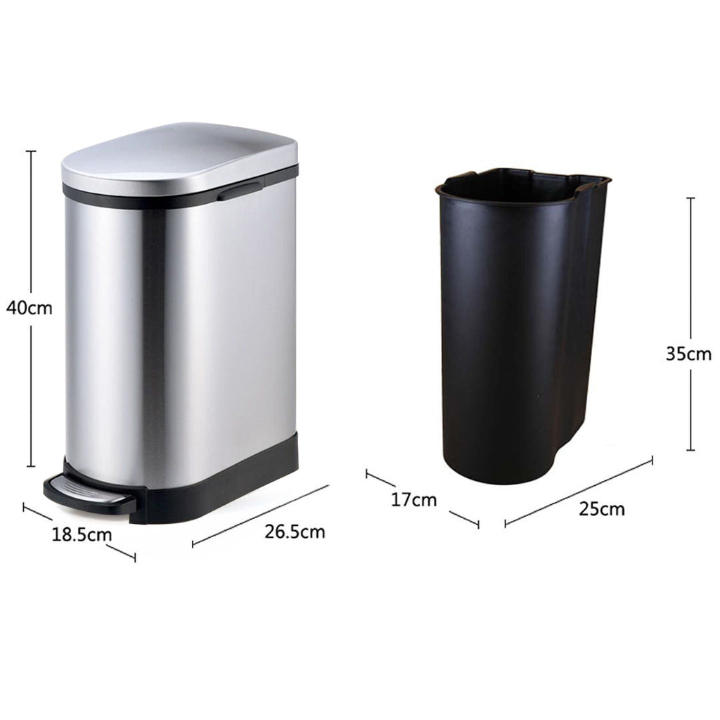 U-Shaped Pedal Bin 20L