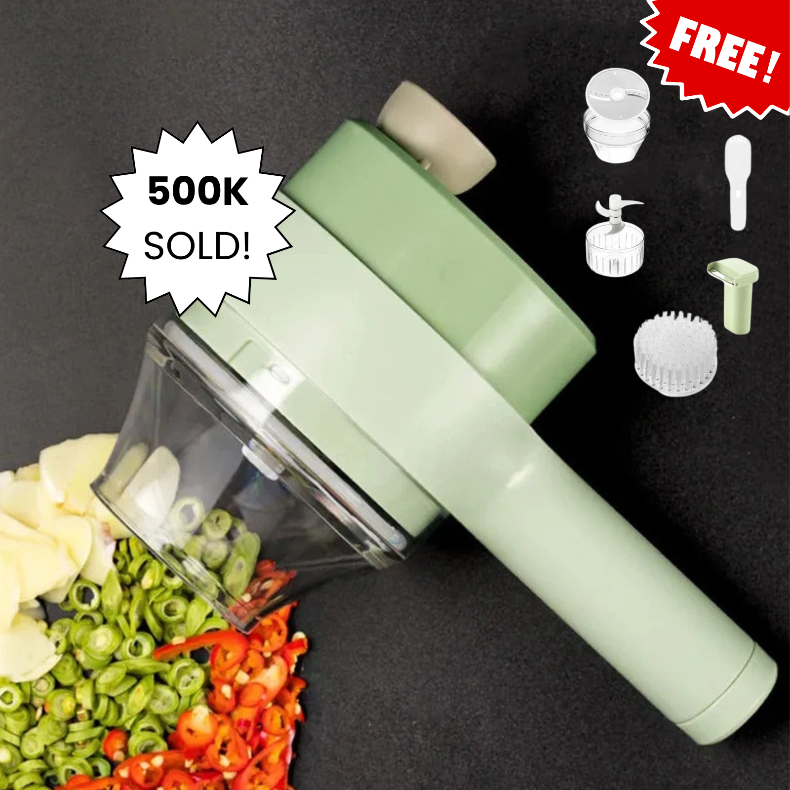 Pristine™ Four in One Vegetable Cutter