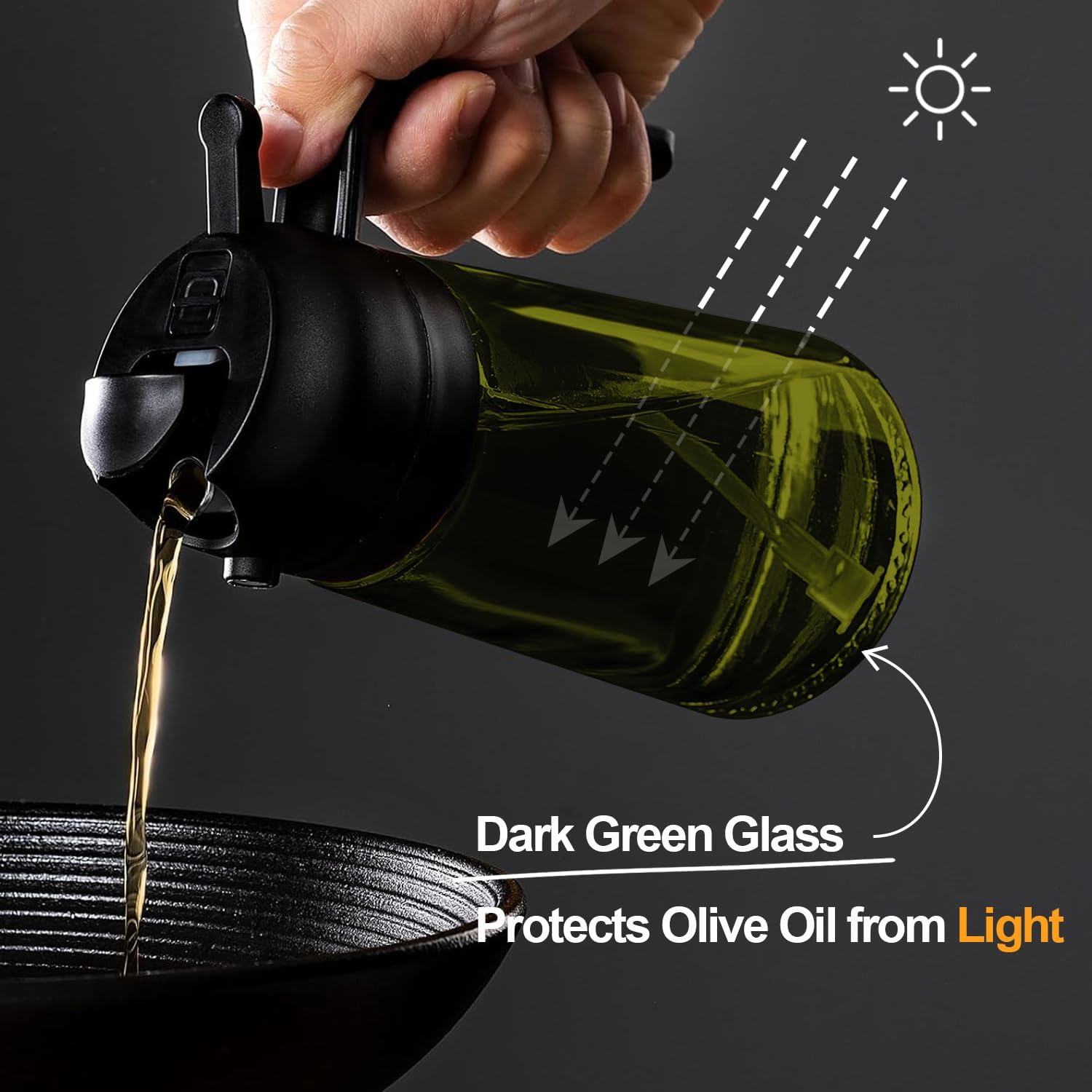 Pristine™ Two in One Dark Oil Dispenser