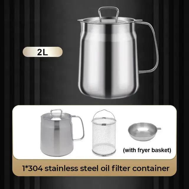 Pristine™ Two in One Oil Filtration Frying Pot